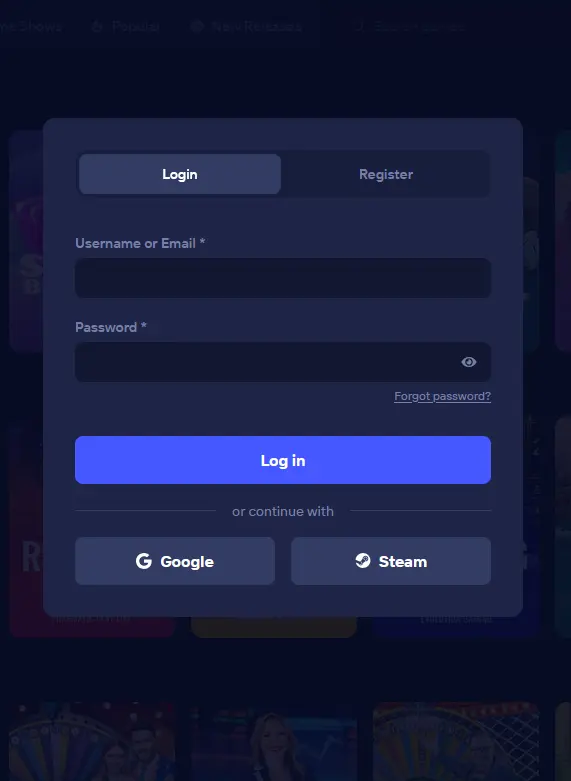 Duel Casino Login – Anmeldeseite auf casinoduel.de