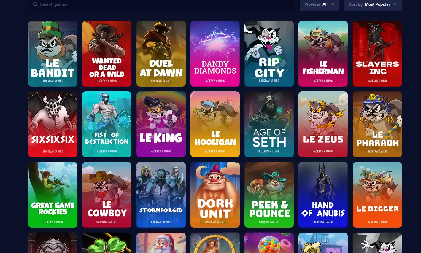 Duel Casino Spielautomaten – Über 5.000 Slots verfügbar